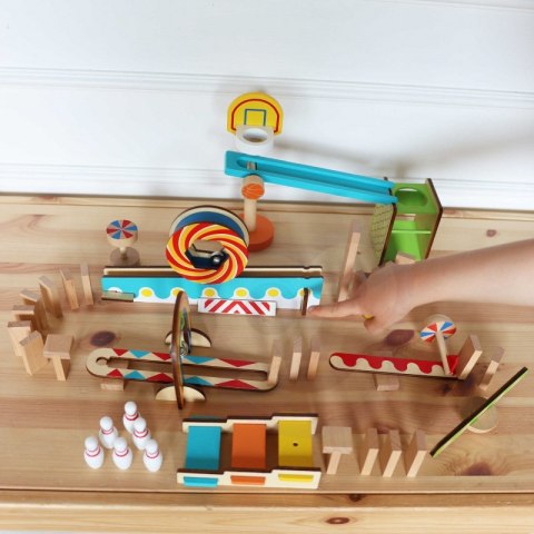 TOOKY TOY Tor Kulkowy Kulodrom Domino TOOKY TOY Tor Kulkowy Kulodrom Domino