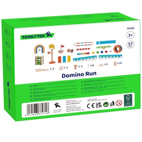 TOOKY TOY Tor Kulkowy Kulodrom Domino TOOKY TOY Tor Kulkowy Kulodrom Domino