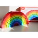 TOOKY TOY Układanka Drewniane Klocki Montessori Tęcza TOOKY TOY Układanka Drewniane Klocki Montessori Tęcza