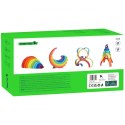 TOOKY TOY Układanka Drewniane Klocki Montessori Tęcza TOOKY TOY Układanka Drewniane Klocki Montessori Tęcza