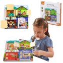 VIGA Drewniana Tablica Manipulacyjna Otwieranie Zamków i Zatrzasków Domek Montessori VIGA Drewniana Tablica Manipulacyjna Otwieranie Zamków i Zatrzasków Domek Montessori