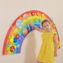 VIGA Drewniana Tablica Sensoryczno-Manipulacyjna EDU Tęcza Certyfikat FSC VIGA Drewniana Tablica Sensoryczno-Manipulacyjna EDU Tęcza Certyfikat FSC