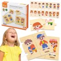 VIGA Drewniana Układanka Edukacyjna Dzieci Ubieranie Puzzle VIGA Drewniana Układanka Edukacyjna Dzieci Ubieranie Puzzle