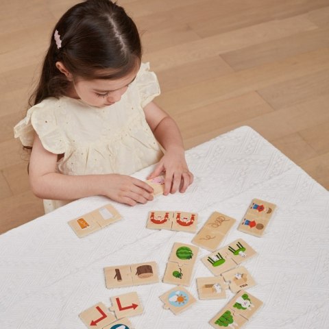 VIGA Drewniana Układanka Puzzle Przeciwieństwa VIGA Drewniana Układanka Puzzle Przeciwieństwa