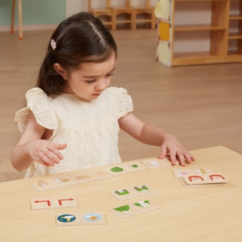 VIGA Drewniana Układanka Puzzle Przeciwieństwa VIGA Drewniana Układanka Puzzle Przeciwieństwa