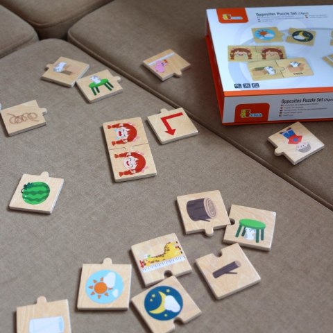 VIGA Drewniana Układanka Puzzle Przeciwieństwa VIGA Drewniana Układanka Puzzle Przeciwieństwa