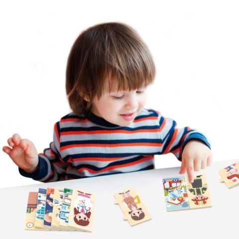 VIGA Drewniane Puzzle Układanka Dopasowanie Zawodów VIGA Drewniane Puzzle Układanka Dopasowanie Zawodów