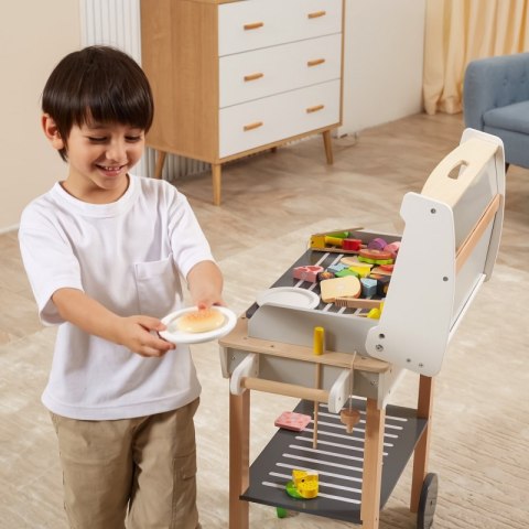 VIGA Duży Drewniany Grill dla Dzieci + 47 Akcesoriów VIGA Duży Drewniany Grill dla Dzieci + 47 Akcesoriów