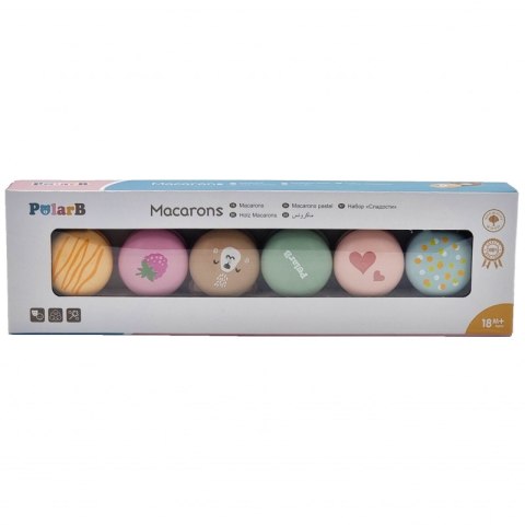 VIGA PolarB Drewniane Ciastka Ciasteczka Cukiernia Zestaw Makaroników VIGA PolarB Drewniane Ciastka Ciasteczka Cukiernia Zestaw Makaroników