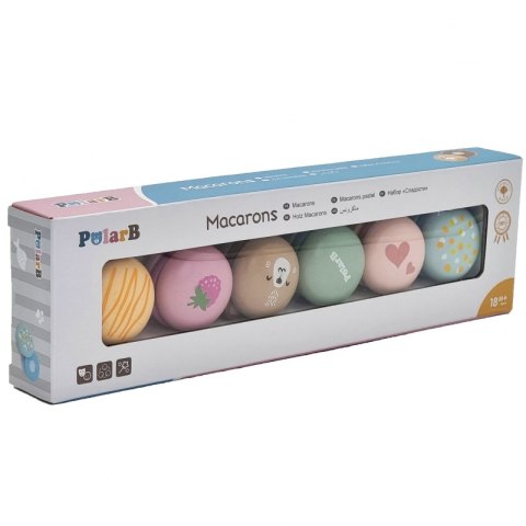 VIGA PolarB Drewniane Ciastka Ciasteczka Cukiernia Zestaw Makaroników VIGA PolarB Drewniane Ciastka Ciasteczka Cukiernia Zestaw Makaroników
