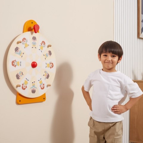 VIGA Tablica Ścienna Koło Pokaż Emocje Certyfikat FSC Montessori VIGA Tablica Ścienna Koło Pokaż Emocje Certyfikat FSC Montessori