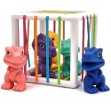 WOOPIE Elastyczna Kostka Sensoryczna Sorter dla Dzieci Kolorowe Dinozaury 6 el. WOOPIE Elastyczna Kostka Sensoryczna Sorter dla Dzieci Kolorowe Dinozaury 6 el.