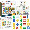 WOOPIE Gra Układanka Matematyczna Klocki Konstrukcyjne + Wzory 148 el. WOOPIE Gra Układanka Matematyczna Klocki Konstrukcyjne + Wzory 148 el.