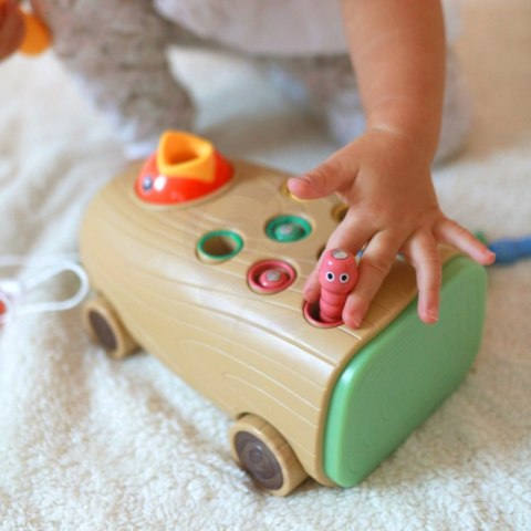 WOOPIE Gra Zręcznościowa Dzięcioł Wbijak Robaków 3w1 Wózek Ciągacz dla Niemowląt WOOPIE Gra Zręcznościowa Dzięcioł Wbijak Robaków 3w1 Wózek Ciągacz dla Niemowląt