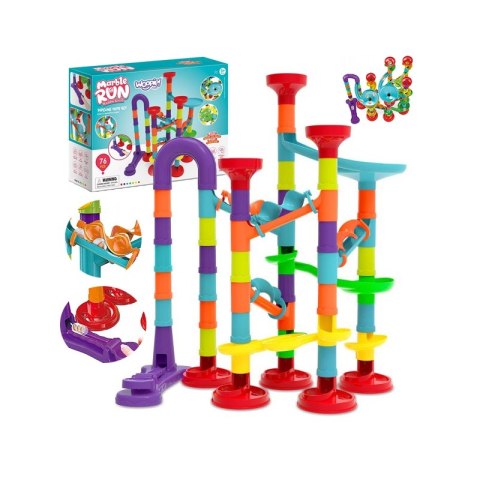 WOOPIE Kulodrom Tor Kulkowy Zestaw Spirala 76 el. WOOPIE Kulodrom Tor Kulkowy Zestaw Spirala 76 el.