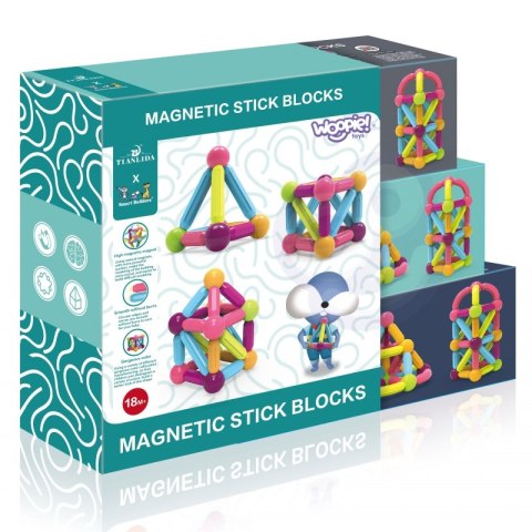 WOOPIE Magnetic Educational Construction Blocks Large Thick 38 pcs. WOOPIE Magnetic Educational Construction Blocks Large Thick 38 pcs.