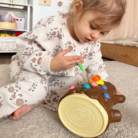 WOOPIE Magnetyczna Gra Zręcznościowa Złap Robaczka 2 Dzięcioły + 10 Robaczków WOOPIE Magnetyczna Gra Zręcznościowa Złap Robaczka 2 Dzięcioły + 10 Robaczków