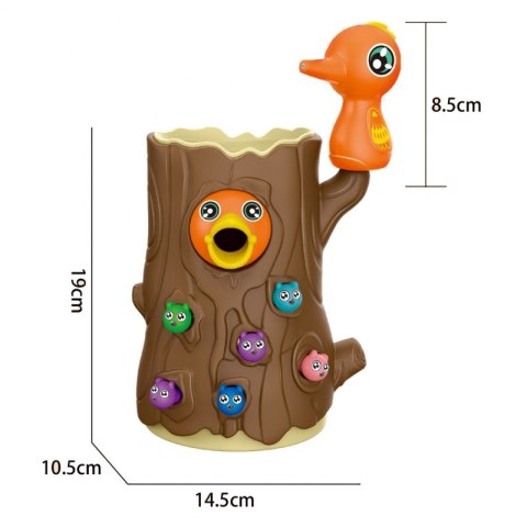 WOOPIE Magnetyczna Gra Zręcznościowa Złap Robaczka 2 Dzięcioły + 10 Robaczków WOOPIE Magnetyczna Gra Zręcznościowa Złap Robaczka 2 Dzięcioły + 10 Robaczków