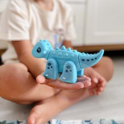 WOOPIE Zestaw Konstrukcyjny 2w1 Gra Planszowa Dinozaury + Kostka 46 el. WOOPIE Zestaw Konstrukcyjny 2w1 Gra Planszowa Dinozaury + Kostka 46 el.
