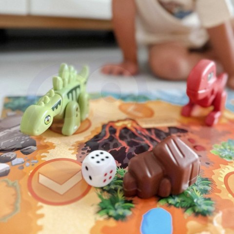 WOOPIE Zestaw Konstrukcyjny 2w1 Gra Planszowa Dinozaury + Kostka 46 el. WOOPIE Zestaw Konstrukcyjny 2w1 Gra Planszowa Dinozaury + Kostka 46 el.