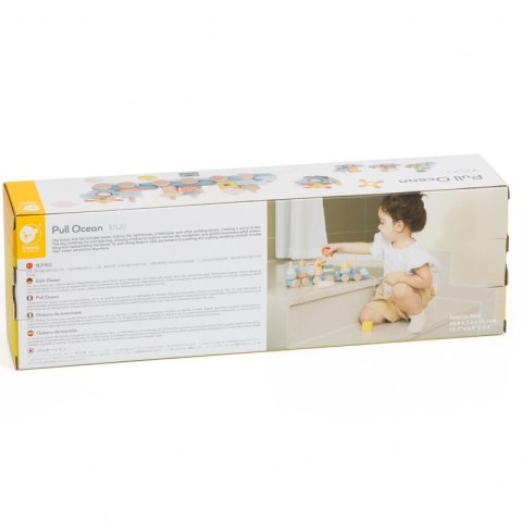 CLASSIC WORLD Montessori Kolejka Ocean Drewniana Układanka CLASSIC WORLD Montessori Kolejka Ocean Drewniana Układanka