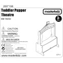 MASTERKIDZ Drewniany Teatrzyk dla Lalek Sklep Stragan MASTERKIDZ Drewniany Teatrzyk dla Lalek Sklep Stragan