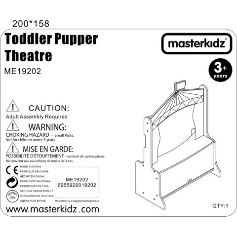 MASTERKIDZ Drewniany Teatrzyk dla Lalek Sklep Stragan MASTERKIDZ Drewniany Teatrzyk dla Lalek Sklep Stragan
