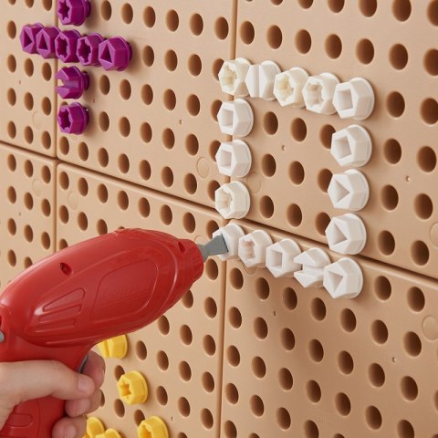 MASTERKIDZ Kolorowe Śrubki 5 Kształtów Do Tablicy Kreatywnej STEM 512 Sztuk Mix Kolorów MASTERKIDZ Kolorowe Śrubki 5 Kształtów Do Tablicy Kreatywnej STEM 512 Sztuk Mix Kolorów