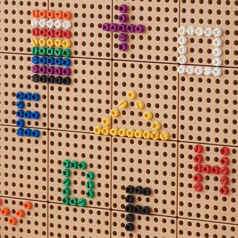 MASTERKIDZ Kolorowe Śrubki 5 Kształtów Do Tablicy Kreatywnej STEM 512 Sztuk Mix Kolorów MASTERKIDZ Kolorowe Śrubki 5 Kształtów Do Tablicy Kreatywnej STEM 512 Sztuk Mix Kolorów