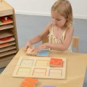 MASTERKIDZ Tablica Edukacjna Sorter Dopasowanie Kształty i Kolory MASTERKIDZ Tablica Edukacjna Sorter Dopasowanie Kształty i Kolory