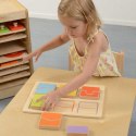 MASTERKIDZ Tablica Edukacjna Sorter Dopasowanie Kształty i Kolory MASTERKIDZ Tablica Edukacjna Sorter Dopasowanie Kształty i Kolory