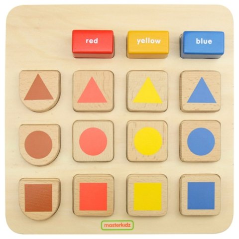 MASTERKIDZ Tablica Edukacyjna Sorter Kształty i Kolory MASTERKIDZ Tablica Edukacyjna Sorter Kształty i Kolory