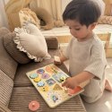 TOOKY TOY Tablica Manipulacyjna Zamki Zębatki Sorter Zegar TOOKY TOY Tablica Manipulacyjna Zamki Zębatki Sorter Zegar