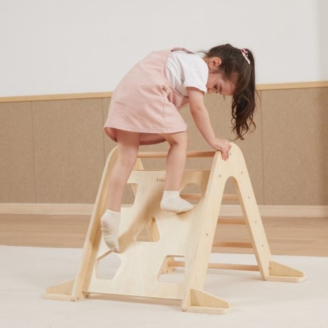 VIGA Drewniana Drabinka Pikler Trójkąt Wspinaczkowy Montessori VIGA Drewniana Drabinka Pikler Trójkąt Wspinaczkowy Montessori