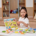 VIGA Drewniane Puzzle Układanka Montessori 2w1 Figurki Farma VIGA Drewniane Puzzle Układanka Montessori 2w1 Figurki Farma