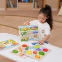 VIGA Drewniane Puzzle Układanka Montessori 2w1 Figurki Farma VIGA Drewniane Puzzle Układanka Montessori 2w1 Figurki Farma
