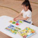 VIGA Drewniane Puzzle Układanka Montessori 2w1 Figurki Farma VIGA Drewniane Puzzle Układanka Montessori 2w1 Figurki Farma