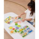 VIGA Drewniane Puzzle Układanka Montessori 2w1 Figurki Farma VIGA Drewniane Puzzle Układanka Montessori 2w1 Figurki Farma