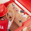 VIGA Duży Drewniany Wóz Strażacki Plac Zabaw Montessori VIGA Duży Drewniany Wóz Strażacki Plac Zabaw Montessori