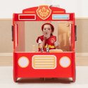 VIGA Duży Drewniany Wóz Strażacki Plac Zabaw Montessori VIGA Duży Drewniany Wóz Strażacki Plac Zabaw Montessori