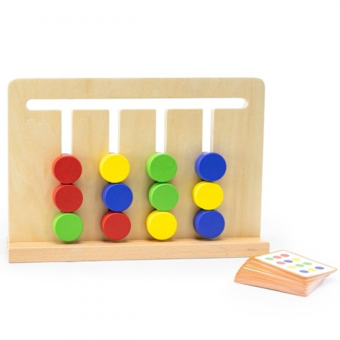 VIGA Gra Logiczna Odwzoruj Kolory i Figury Montessori VIGA Gra Logiczna Odwzoruj Kolory i Figury Montessori