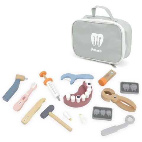 VIGA PolarB Drewniany Zestaw Dentysty Torba VIGA PolarB Drewniany Zestaw Dentysty Torba