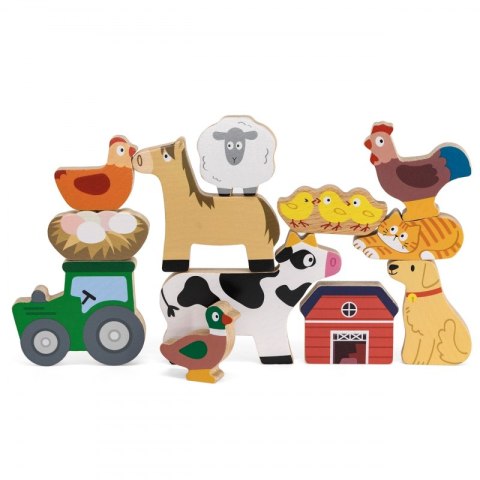 VIGA Układanka w Stosy Farma Zwierzęta VIGA Układanka w Stosy Farma Zwierzęta
