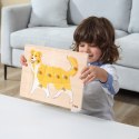 VIGA Zestaw Puzzle Drewniane 12 Układanek Zwierzątka Montessori + Stojak VIGA Zestaw Puzzle Drewniane 12 Układanek Zwierzątka Montessori + Stojak