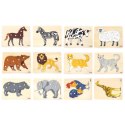 VIGA Zestaw Puzzle Drewniane 12 Układanek Zwierzątka Montessori + Stojak VIGA Zestaw Puzzle Drewniane 12 Układanek Zwierzątka Montessori + Stojak