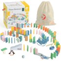 CLASSIC WORLD Drewniane Domino Tor Logiczny Przeszkód Układanka Montessori 100 el. CLASSIC WORLD Drewniane Domino Tor Logiczny Przeszkód Układanka Montessori 100 el.