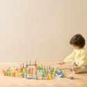 CLASSIC WORLD Drewniane Domino Tor Logiczny Przeszkód Układanka Montessori 100 el. CLASSIC WORLD Drewniane Domino Tor Logiczny Przeszkód Układanka Montessori 100 el.