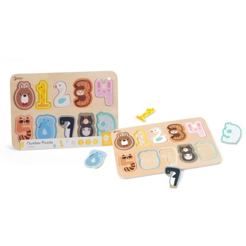 CLASSIC WORLD Drewniane Puzzle Numeryczne Cyferki Montessori 11 el. CLASSIC WORLD Drewniane Puzzle Numeryczne Cyferki Montessori 11 el.