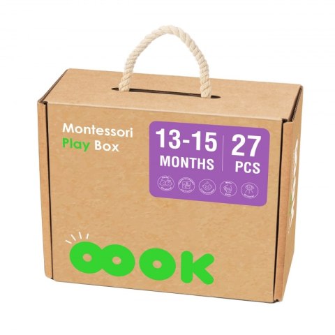 TOOKY TOY Box Pudełko XXL Montessori Edukacyjne 6w1 Sensoryczne 13-15 Mies TOOKY TOY Box Pudełko XXL Montessori Edukacyjne 6w1 Sensoryczne 13-15 Mies
