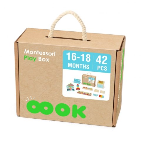 TOOKY TOY Box Pudełko XXL Montessori Edukacyjne 7w1 Sensoryczne 16-18 Mies. TOOKY TOY Box Pudełko XXL Montessori Edukacyjne 7w1 Sensoryczne 16-18 Mies.